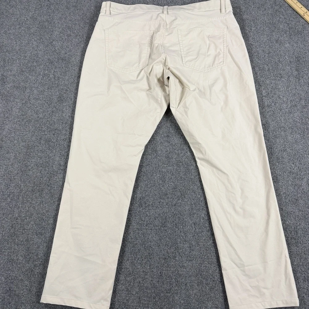 Nike Pants Mens 36x29 Beige Performance Stretch Golf Slim Fit